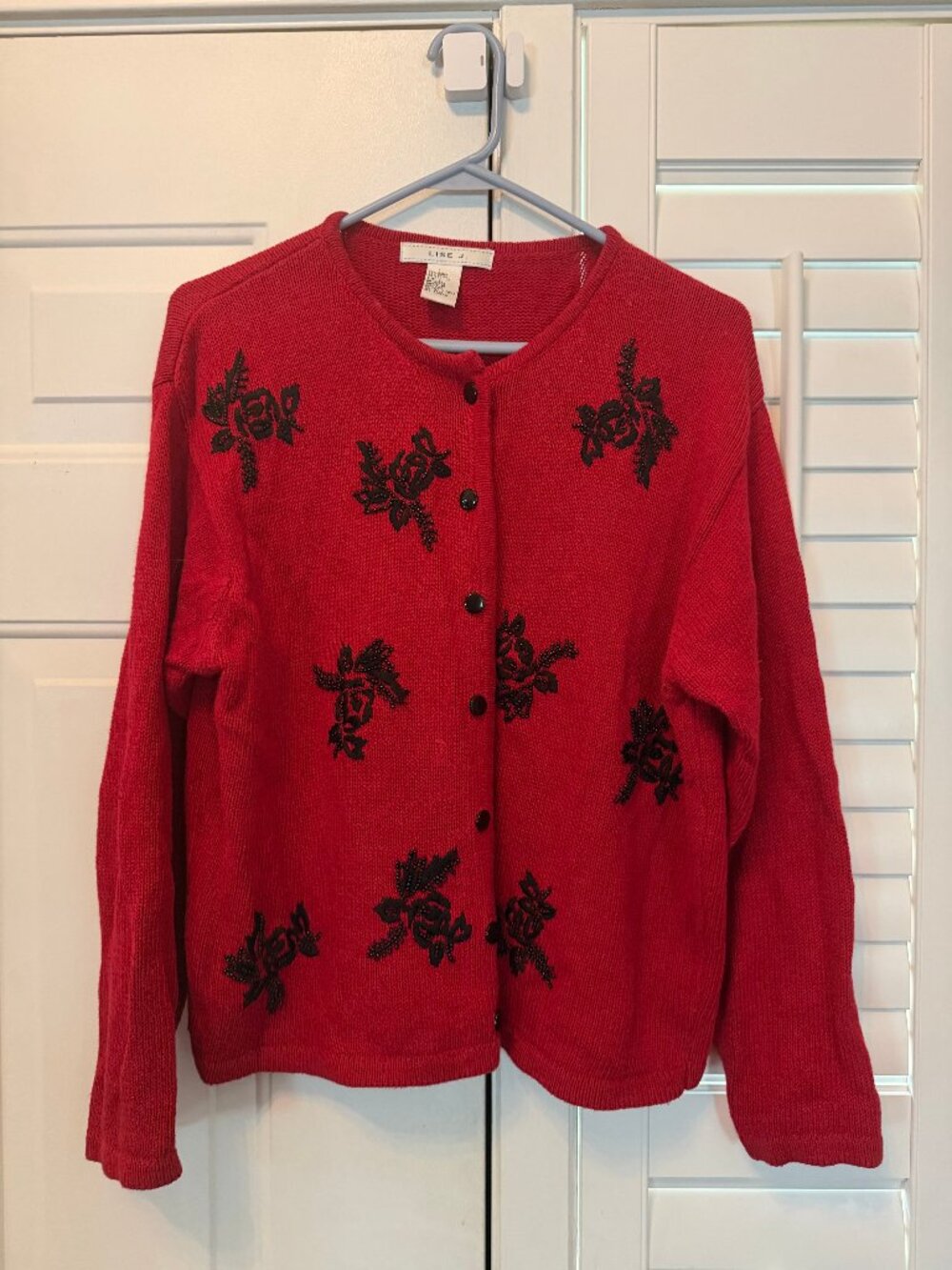 Red Lise J. Sweater - Size L